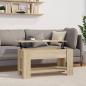 Preview: ARDEBO.de - Couchtisch Sonoma-Eiche 101x49x52 cm Holzwerkstoff