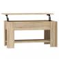 Preview: Couchtisch Sonoma-Eiche 101x49x52 cm Holzwerkstoff