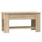 Preview: Couchtisch Sonoma-Eiche 101x49x52 cm Holzwerkstoff