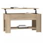 Preview: Couchtisch Sonoma-Eiche 101x49x52 cm Holzwerkstoff