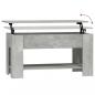 Preview: Couchtisch Betongrau 101x49x52 cm Holzwerkstoff