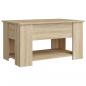 Preview: Couchtisch Sonoma-Eiche 79x49x41 cm Holzwerkstoff