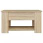 Preview: Couchtisch Sonoma-Eiche 79x49x41 cm Holzwerkstoff