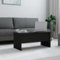 Preview: Couchtisch Schwarz 102x50,5x46,5 cm Holzwerkstoff