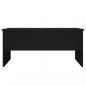 Preview: Couchtisch Schwarz 102x50,5x46,5 cm Holzwerkstoff