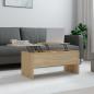 Preview: ARDEBO.de - Couchtisch Sonoma-Eiche 102x50,5x46,5 cm Holzwerkstoff