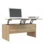 Preview: Couchtisch Sonoma-Eiche 102x50,5x46,5 cm Holzwerkstoff