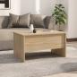 Preview: Couchtisch Sonoma-Eiche 80x50x42,5 cm Holzwerkstoff