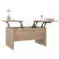 Preview: Couchtisch Sonoma-Eiche 80x50x42,5 cm Holzwerkstoff