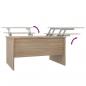 Preview: Couchtisch Sonoma-Eiche 80x50x42,5 cm Holzwerkstoff