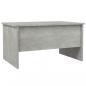 Preview: Couchtisch Betongrau 80x50x42,5 cm Holzwerkstoff