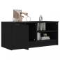 Preview: TV-Schrank Schwarz 80x35x36,5 cm Holzwerkstoff