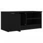 Preview: TV-Schrank Schwarz 80x35x36,5 cm Holzwerkstoff