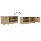 Preview: TV-Schrank Sonoma-Eiche 80x35x36,5 cm Holzwerkstoff