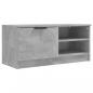 Preview: TV-Schrank Betongrau 80x35x36,5 cm Holzwerkstoff