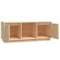 Preview: TV-Schrank 110,5x35x44 cm Massivholz Kiefer