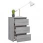 Preview: Nachttische 2 Stk. Grau Sonoma 40x35x62,5 cm Holzwerkstoff