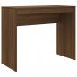 Preview: Schreibtisch Braun Eichen-Optik 90x40x72 cm Holzwerkstoff