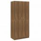 Preview: Kleiderschrank Braun Eichen-Optik 90x52x200 cm Holzwerkstoff