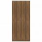 Preview: Kleiderschrank Braun Eichen-Optik 90x52x200 cm Holzwerkstoff