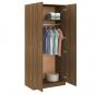 Preview: Kleiderschrank Braun Eichen-Optik 90x52x200 cm Holzwerkstoff