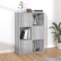 Preview: ARDEBO.de - Lagerschrank Grau Sonoma 60x29,5x90 cm