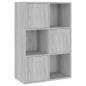 Preview: Lagerschrank Grau Sonoma 60x29,5x90 cm