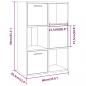 Preview: Lagerschrank Grau Sonoma 60x29,5x90 cm