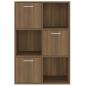 Preview: Lagerschrank Braun Eichen-Optik 60x29,5x90 cm