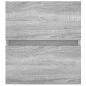 Preview: Waschbeckenschrank Grau Sonoma 41x38,5x45 cm Holzwerkstoff