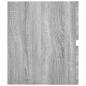 Preview: Waschbeckenschrank Grau Sonoma 41x38,5x45 cm Holzwerkstoff