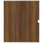 Preview: Waschbeckenschrank Braun Eiche 41x38,5x45 cm Holzwerkstoff