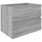 Preview: Waschbeckenunterschrank Grau Sonoma 60x38,5x45 cm Holzwerkstoff