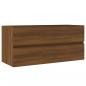 Preview: Waschbeckenunterschrank Eiche-Optik 100x38,5x45cm Holzwerkstoff