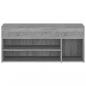 Preview: Schuhbank Grau Sonoma 105x30x45 cm Holzwerkstoff