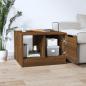 Preview: Couchtisch Braun Eichen-Optik 50x50x36 cm Holzwerkstoff