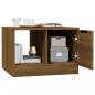 Preview: Couchtisch Braun Eichen-Optik 50x50x36 cm Holzwerkstoff