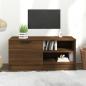 Preview: ARDEBO.de - TV-Schrank Braun Ereiche 80x35x36,5 cm Holzwerkstoff