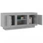 Preview: TV-Schrank Grau Sonoma 102x35x45 cm Holzwerkstoff