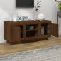 Preview: TV-Schrank Braun Eichen-Optik 102x35x45 cm Holzwerkstoff