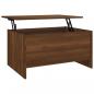 Preview: Couchtisch Braun Eichen-Optik 80x55,5x41,5 cm Holzwerkstoff