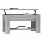 Preview: Couchtisch Grau Sonoma 101x49x52 cm Holzwerkstoff