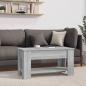 Preview: Couchtisch Grau Sonoma 101x49x52 cm Holzwerkstoff