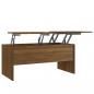 Preview: Couchtisch Braun Eichen-Optik 102x50,5x46,5 cm Holzwerkstoff