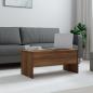 Preview: Couchtisch Braun Eichen-Optik 102x50,5x46,5 cm Holzwerkstoff