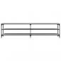 Preview: TV-Schrank Grau Sonoma 200x30x50 cm Holzwerkstoff und Metall