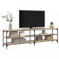 Preview: TV-Schrank Sonoma-Eiche 180x30x50 cm Holzwerkstoff und Metall