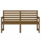 Preview: Gartenbank Honigbraun 159,5x48x91,5 cm Massivholz Kiefer