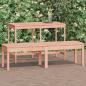 Preview: ARDEBO.de - Gartenbank 2-Sitzer 159,5x44x45 cm Massivholz Douglasie