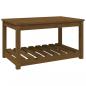 Preview: Gartentisch Honigbraun 82,5x50,5x45 cm Massivholz Kiefer